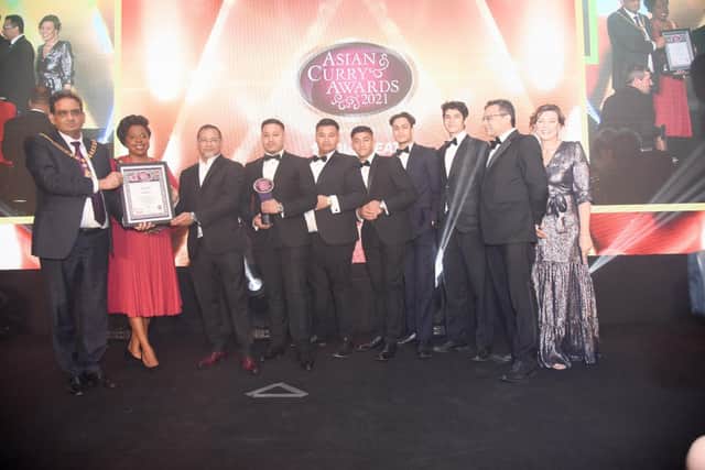 The Raj won the award on Sunday.