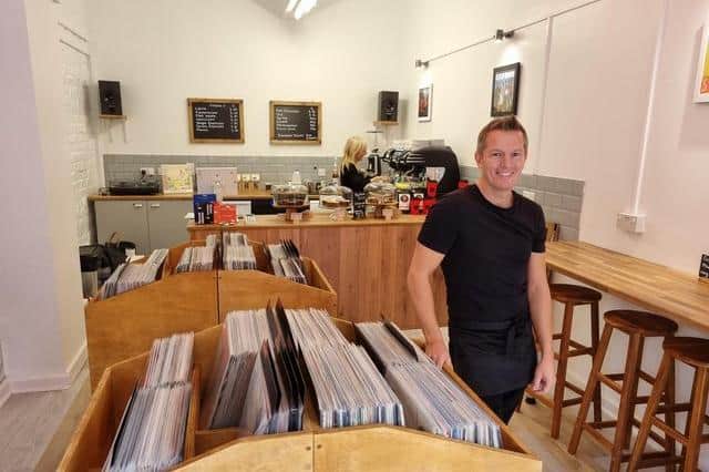 Vinyl Coffee's Jason Tagg.