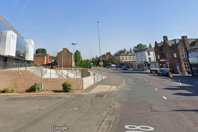 A 65-year-old man was rushed to hospital following last night's collision on the A508