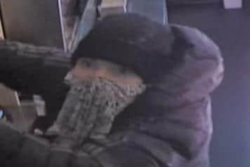Police issued this CCTV image of a person they want to identify following a burglary in Northampton town centre
