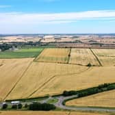 Fields that could see a huge industrial park previously owned by the Church of England's Peterborough Diocese