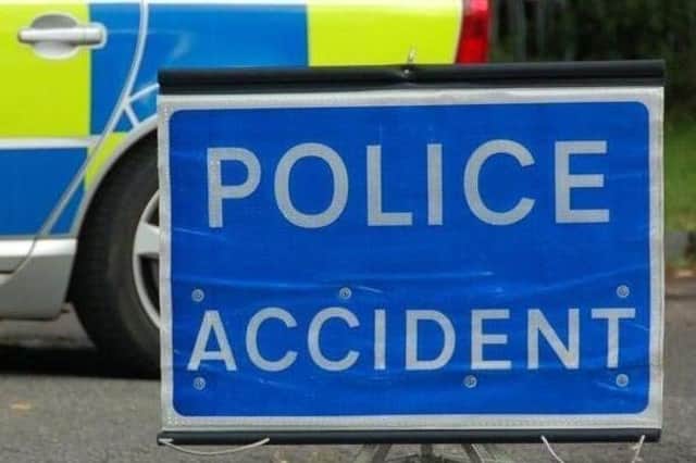 One lane is blocked on the A14 following a crash