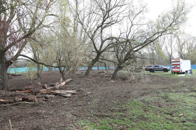 The site today.
