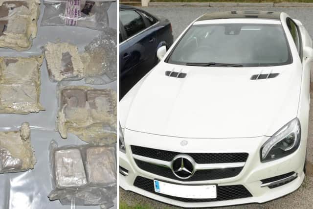 Hunt drove his sporty Mercedes from Great Oxenden to Huntingdon to set up drugs deals