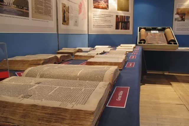The Bible exhibition has returned to Kettering.