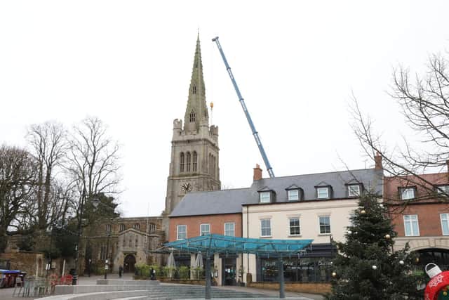 The church in the town centre
