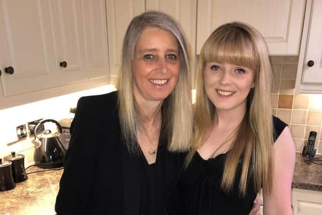 Mum Simone with daughter Amy