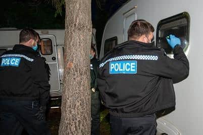 Police shut down the HMO site after finding people living in appalling conditions