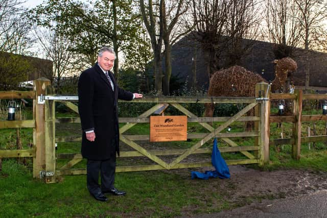 Laxton Junior School (LJS) officially opened its woodland garden