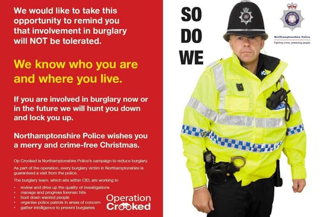 The card sent out by the force.