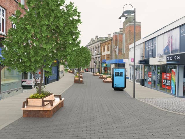 An artist's impression of how High Street could look