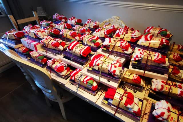 Nurses will receive these festive gifts.