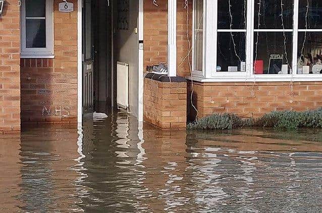 Water rose after dawn engulfing homes