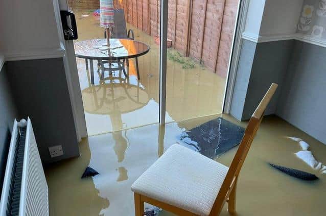 Eve and Scott Edwards' home was ankle deep in filthy river and sewer water