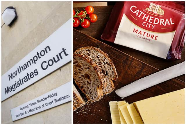 Shoplifter Vaughan Coe stole £80 of cheese from B&M in Northampton