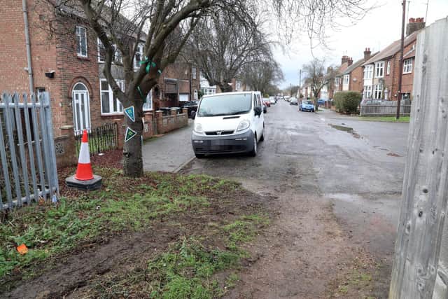 The road to the new estate would use Prospect Avenue as an access point