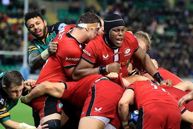 Maro Itoje led the way for Saracens