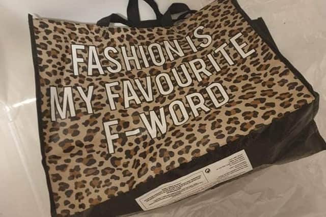 The bag that the guinea pigs were found in