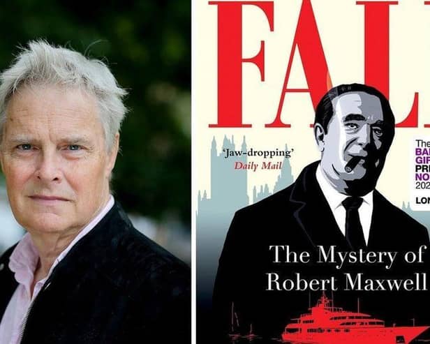 John Preston and his book Fall: The Mystery of Robert Maxwell which is the running for Costa Book of the Year
