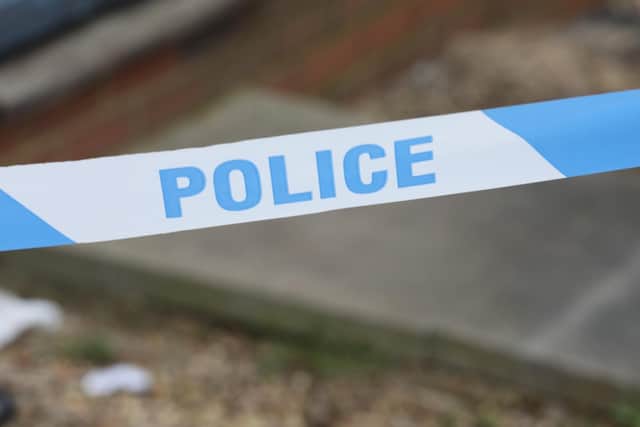 Police were called to the scene.