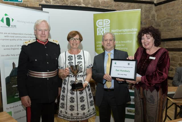 East Hunsbury with their award