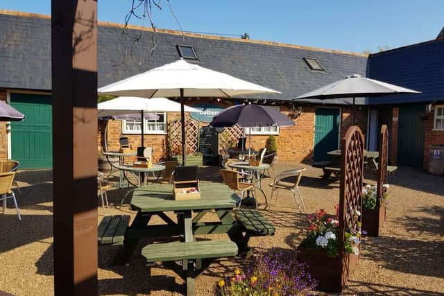 The Buttery's former location at the Castle Ashby Rural Shopping Yard.