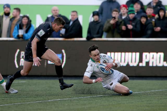Tom Collins scored for Saints on his return to action