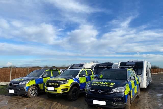 The three stolen caravans will be returned to their rightful owners.