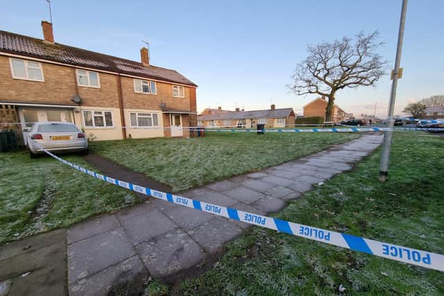 The scene in Greenhill Rise