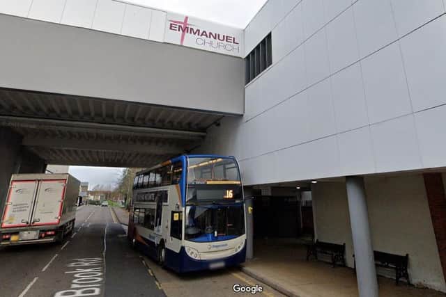 Police say the teenager was heading for this bus stop outside Weston Favell when he was attacked