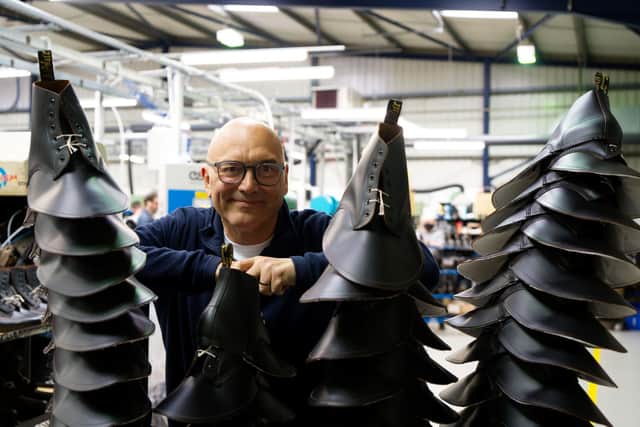 Upper hand - Gregg Wallace sees how Dr Marten's boots are made
