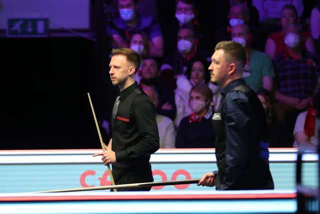 Kettering's Kyren Wilson was beaten by old rival Judd Trump in the quarter-finals of the Cazoo Masters. Picture courtesy of World Snooker Tour