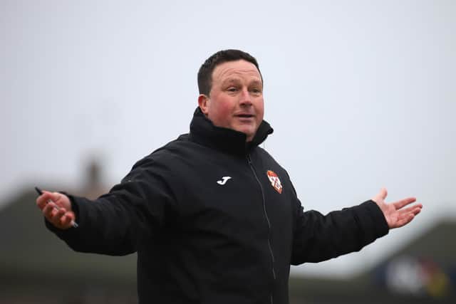 It was a pleasing day for Poppies boss Paul Cox
