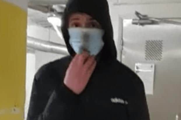 Police have issued a photo of the man they believe may have information about the incident