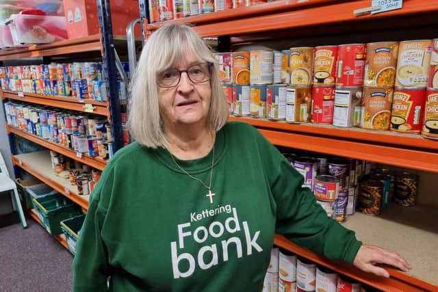 Jane Calcott of Kettering Food Bank