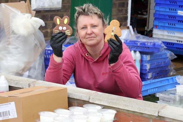 Organiser of Highfield Food Bank Kelly Mercer is struggling to pay heating bills