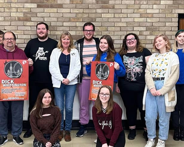 The Irchester Players cast of Dick Whittington