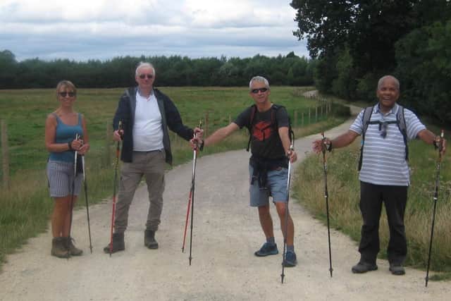 The Walk With Us (WWU) group on one of their walks.