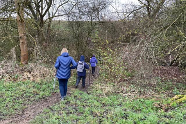 The WWU group meets up to walk three times a week.