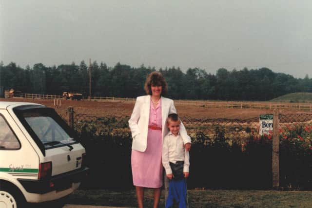 The history of Brambleside is to be revealed in a new talk by Dave Clemo
Dave's wife Sue and son Chris in 1989 as the estate was expanding