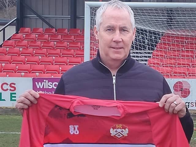 Ian Culverhouse has been unveiled as the new manager of Kettering Town. Picture courtesy of Kettering Town FC
