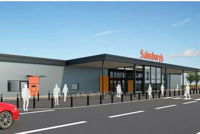 How the Desborough Sainsbury's store would look