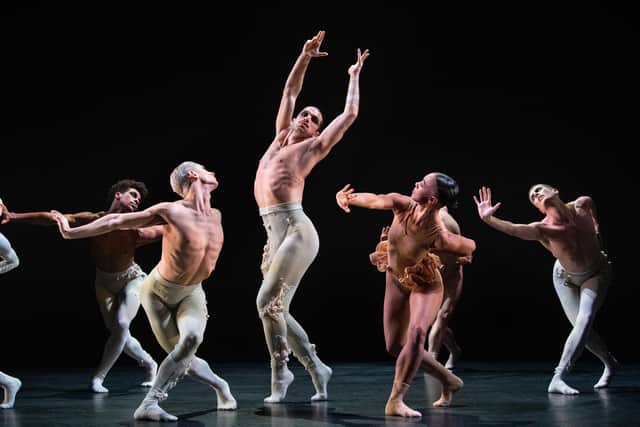 Captivating: Rambert dancers in Aisha and Abhaya © 2020, ROH and Rambert. Photo: Foteini Christofilopoulou