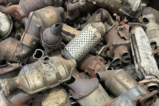 Police are investigating a spate of catalytic converter thefts in villages