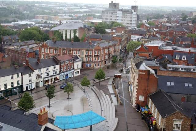 Kettering town centre.