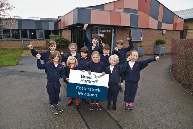 Children have named the new Oundle development.