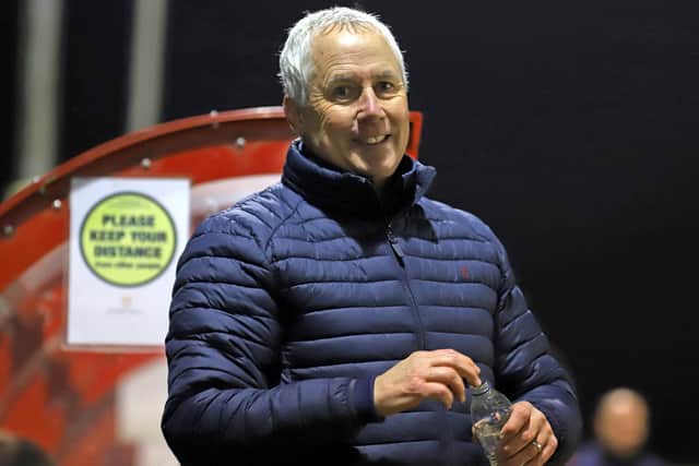Ian Culverhouse claimed his first win since taking charge of Kettering Town. Picture by Peter Short
