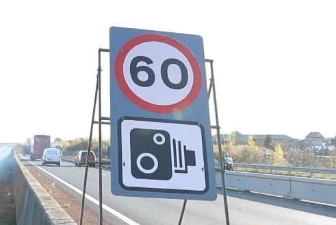 Magistrates banned a driver for six months after he ignored the 60mph limit on the M1 three times in 12 days