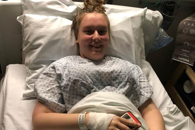 Liv in hospital.