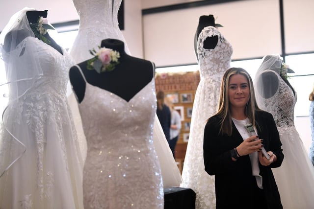 The Wedding Show offered help and advice for anyone looking to tie the knot with an opportunity to help select the all important wedding dress